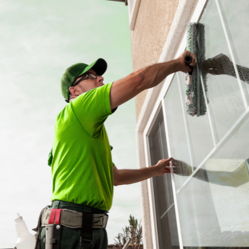 Nettoyage de vitrerie